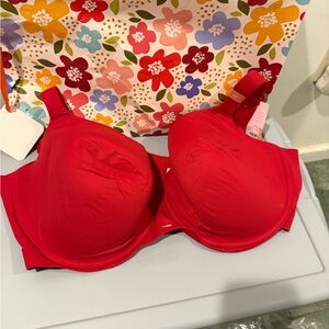 NWT Lane Bryant Cacique Balconette Red Women's Bra